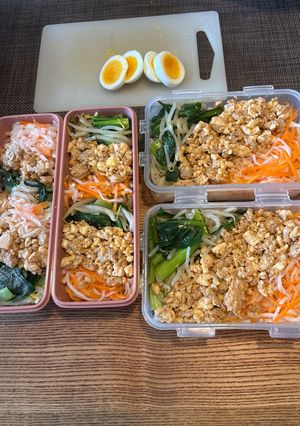 5日分の冷凍弁当！ビビンバ弁当-レシピのメイン写真