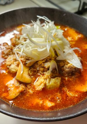 エリンギと豚ひき肉の秋味ラーメン-レシピのメイン写真