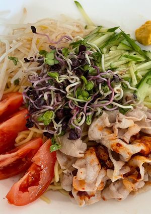豚しゃぶ麻辣冷やし中華-レシピのメイン写真