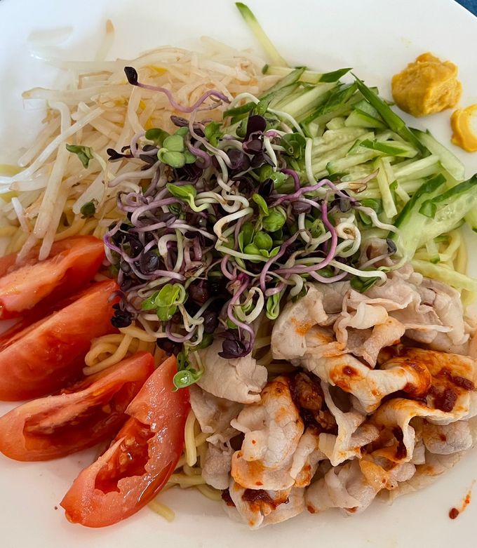 豚しゃぶ麻辣冷やし中華-レシピのメイン写真