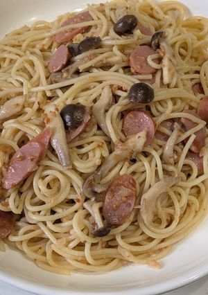 ピーナッツ和えの素で作るコクうまパスタ-レシピのメイン写真