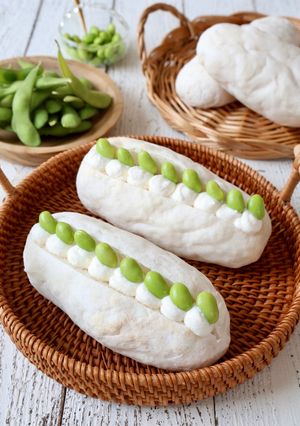 米粉でつくる!枝豆パン-レシピのメイン写真