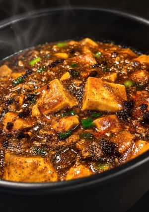 レトルトに頼らない🖤(黒)麻婆豆腐-レシピのメイン写真