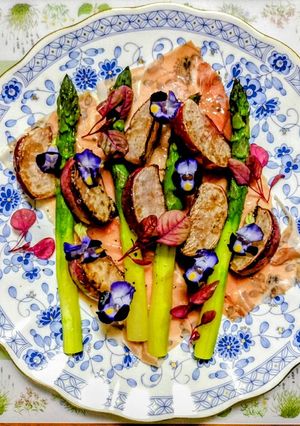 アスパラガスとカブの温野菜サラダ-レシピのメイン写真