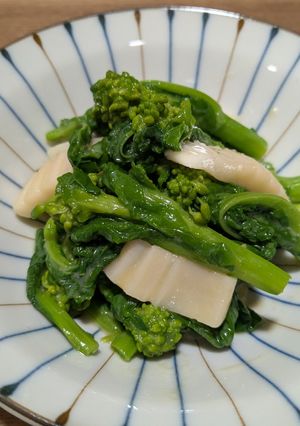 いかと菜の花の酢味噌和え-レシピのメイン写真