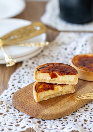 チーズクリームブリュレタルト-レシピのメイン写真