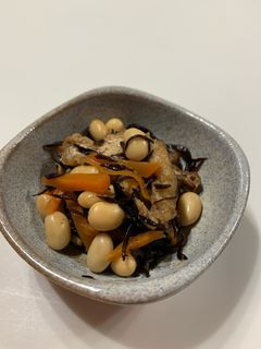 ひじきと大豆の煮物-レシピのメイン写真