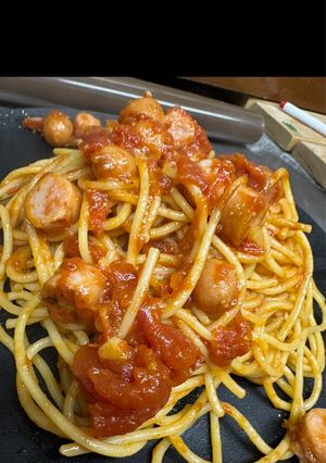 ワンパンソーセージのパスタ-レシピのメイン写真