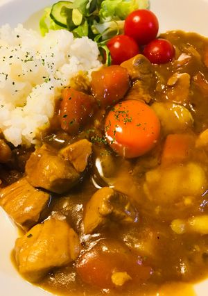バーモントカレー超甘口●玉子チキンカレー-レシピのメイン写真