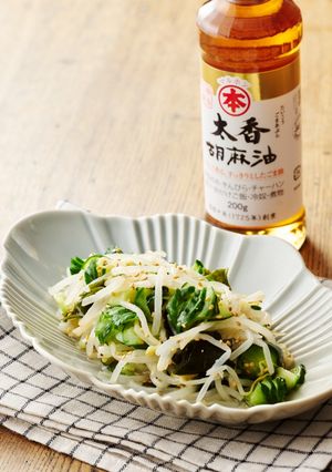 じゃばらきゅうりともやしの甘酢和え-レシピのメイン写真