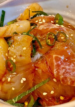 釣って来たチカメキントキのベッコウ漬け丼-レシピのメイン写真