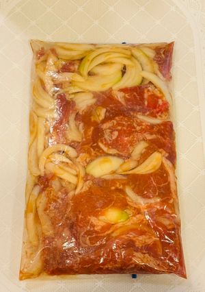 【下味冷凍】子どもも喜ぶ！豚こまポークチャップ-レシピのメイン写真