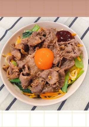 韓国風ビビンバ-レシピのメイン写真