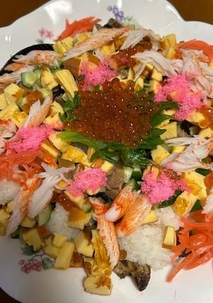 おせちリメイクちらし寿司-レシピのメイン写真