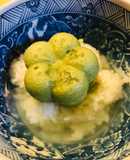 京都 辻が花 お茶漬け最中●山葵茶漬け