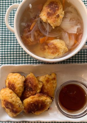 野菜たっぷりチキンナゲット（健康志向・離乳食対応-レシピのメイン写真
