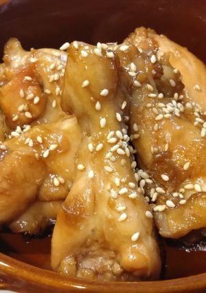 鶏手羽元の甘酢煮-レシピのメイン写真