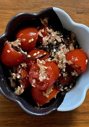 ミニトマトの塩昆布和え-レシピのメイン写真