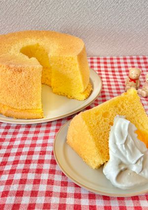 しゅわふわしっとり♡基本のシフォンケーキ-レシピのメイン写真