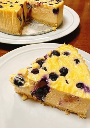 低糖質ブルーベリーチーズケーキ-レシピのメイン写真
