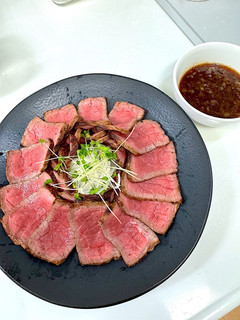 ローストビーフ&和風玉ねぎソース-レシピのメイン写真