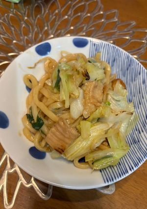 包丁まな板不使用ホルモンうどん-レシピのメイン写真