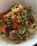 コストコのプルコギで☆焼きうどん