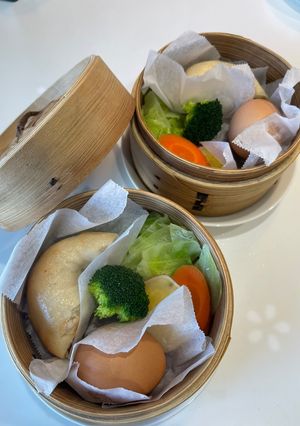 せいろで朝ごはん★野菜、茹で卵、ベーグル-レシピのメイン写真