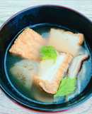 厚揚げのお吸い物　ヴィーガン出汁