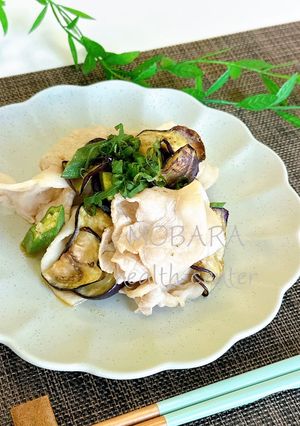 夏野菜の豚しゃぶ-レシピのメイン写真