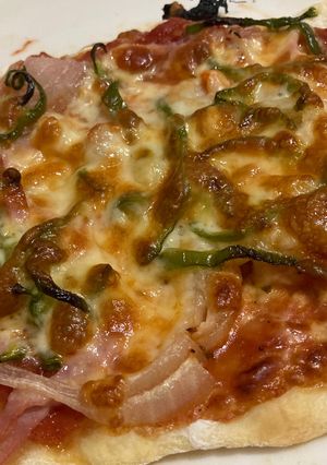 小麦粉クリスピーピザ-レシピのメイン写真