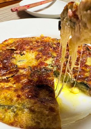 とろ〜りチーズと茄子🍆のオープンオムレツ❣️-レシピのメイン写真