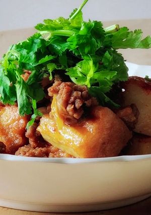 簡単夕食♪昼食♪肉豆腐♪丼弁当♪主菜♪キムチ-レシピのメイン写真