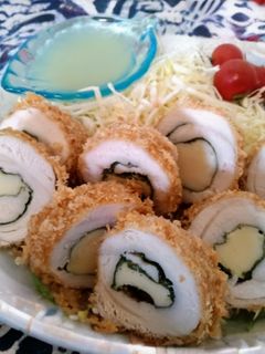 鶏ササミチーズ揚げ-レシピのメイン写真