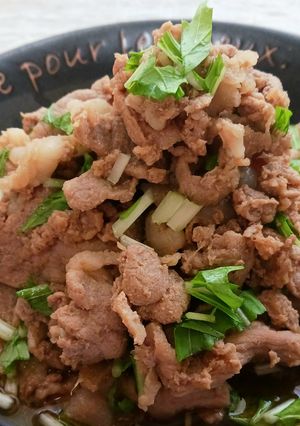 牛こま肉&豚こま肉の贅沢2種のやわ甘辛-レシピのメイン写真