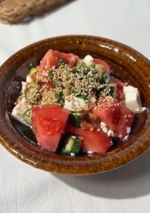 豆腐とトマトの和風サラダ-レシピのメイン写真