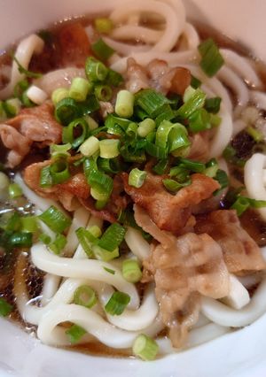 フライパン1つで簡単！甘辛肉うどん-レシピのメイン写真