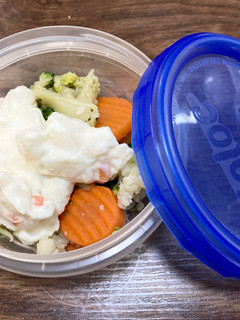 【糖尿病弁当】蒸し野菜ポテト-レシピのメイン写真