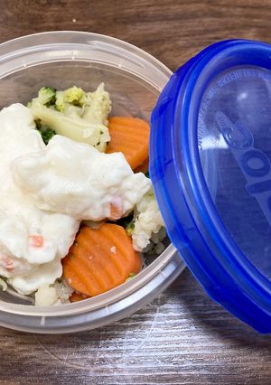 【糖尿病弁当】蒸し野菜ポテト-レシピのメイン写真