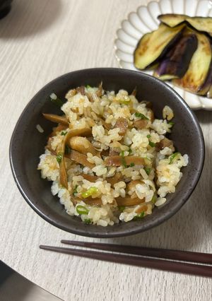 羽釜で豚バラとゴボウの味ご飯-レシピのメイン写真