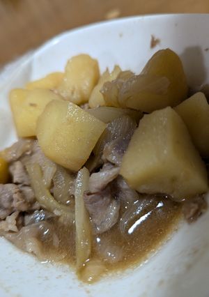 めんつゆ5倍使用。肉じゃが-レシピのメイン写真