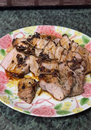 豚バラ肉ブロックで作るローストポーク-レシピのメイン写真