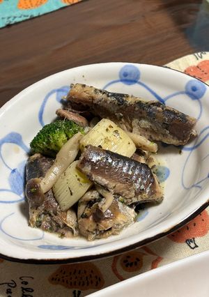 イワシ缶でアクアパッツァ風-レシピのメイン写真