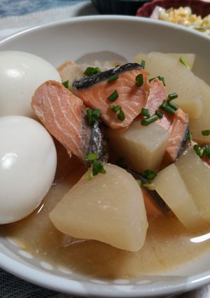鮭と大根の味噌バター風味※今夜の夕飯-レシピのメイン写真