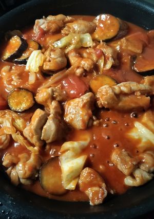 鳥のトマト煮-レシピのメイン写真