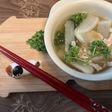 大根と豚バラの搾菜入り中華スープ