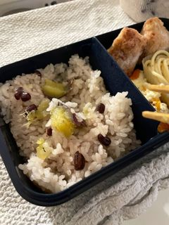 腸活 さつまいも 小豆 炊き込みご飯 -レシピのメイン写真