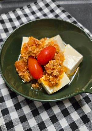 豆腐のトマトソースかけ-レシピのメイン写真