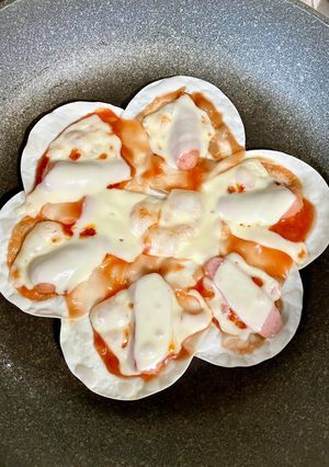 餃子の皮ピザ-レシピのメイン写真