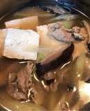 干し椎茸を使った肉豆腐（減塩減糖）